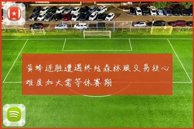 黄蜂连胜遭遇终结森林狼交易核心难度加大需等休赛期